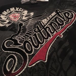SOUTHPOLE HOME OF THE BRAVE Long Sleeve Graphic T